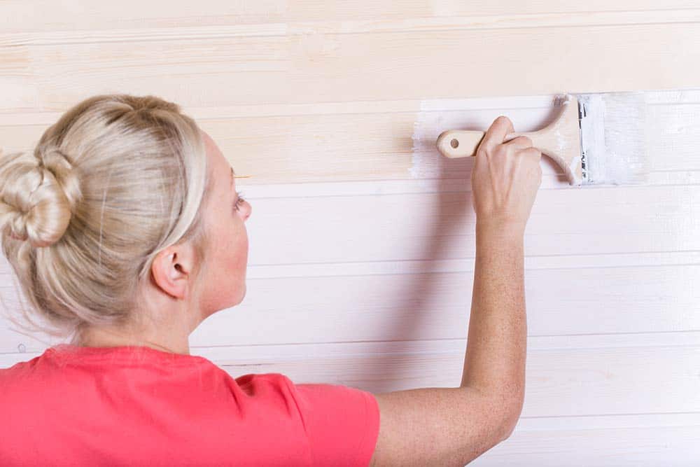 Test paint colors using a large section of siding